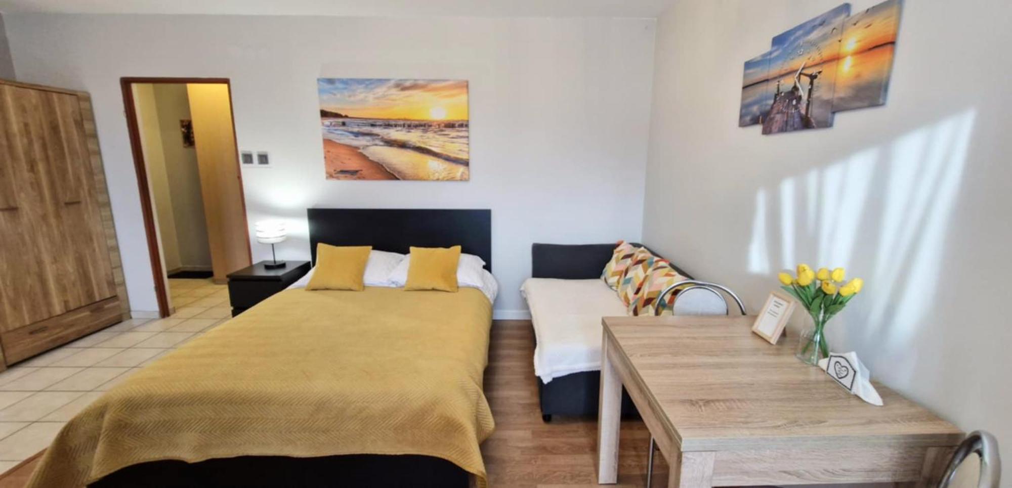 Cozy Modern Apartment Sunrise Studio 35M2 Balcony 3 Persons Krakau Exterior foto