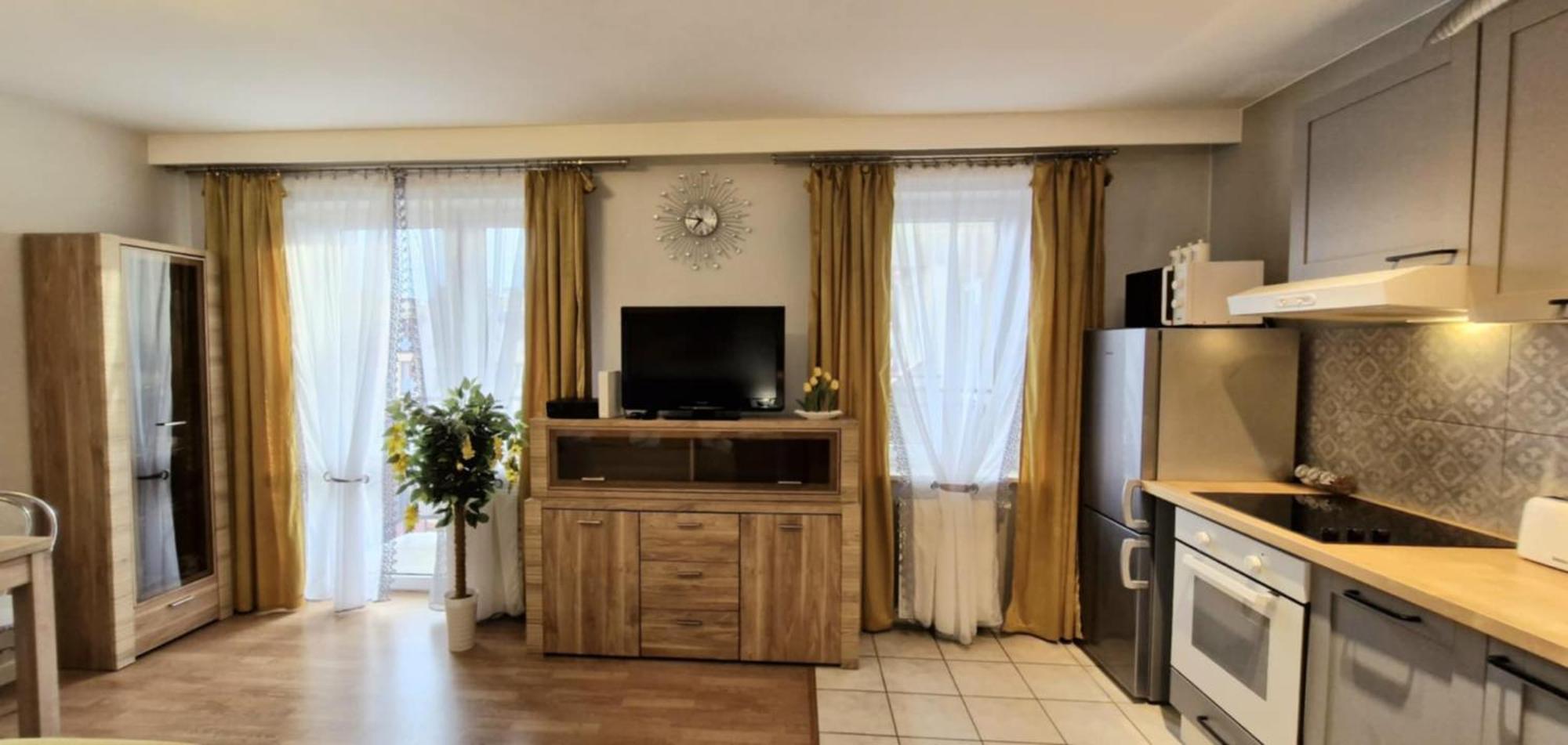 Cozy Modern Apartment Sunrise Studio 35M2 Balcony 3 Persons Krakau Exterior foto